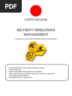 Security Operations Mangemnt