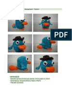 Perry El Ornitorrinco Amigurumi