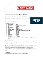 Transcription of Tomo's Report of Condition Survey