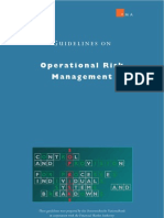 Guidelines On Operational Risk Management..