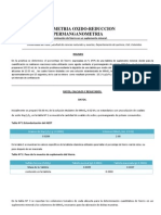 Volumetria Redox - Permanganometria