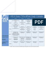 Series 7 Study Calendar 