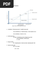 Mechanics of Break Even Analysis