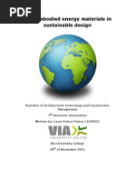 Low Embodied Energy Materials in Sustainable Design by Lazar Petrov