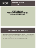 PRICING Strategy