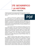 El Pivote Geográfico de La Historia - Halford Mackinder