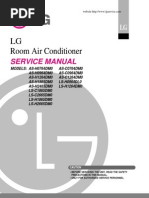 LG Split Type Air Conditioner Complete Service Manual