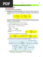 Oxidación de Alcoholes y Éteres