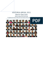 Historia Anual 2011 - Barrio San Luis