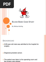 Blood Bank Case Study