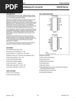 DAC08 Series 8-Bit High-Speed Multiplying D/A Converter: Description Pin Configurations