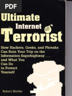 Ultimate Internet Terrorist by Robert Merkle PALADIN PRESS