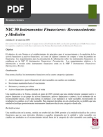 Resumen Tecnico NIC 39