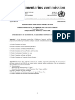 Determinación Creatinina CODEX ALIMENTARIUS