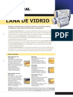 Ficha Técnica Lana de Vidrio