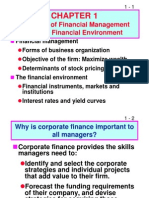 Overview of Financial Management and The Financial Environment