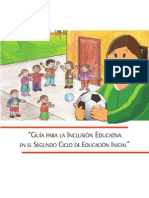 Guia para Inclusion Educativa Segundo Ciclo