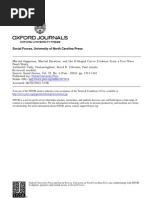 Vanlaningham J., Johnson D. R. & Amato P., Marital Happiness, Marital Duration, and The U-Shaped Curve - Evidence Form A Five-Wave Panel Study, Social Forces 79 - 1313-41, 2001