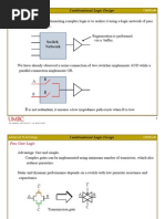 Pass Gate Logic: Switch Network