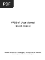 Vfdsoft User Manual: English Version