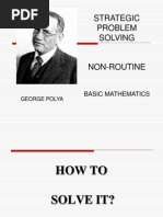 Polya Model Strategic Problem Solving