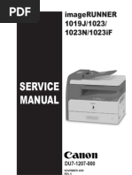 Canon IR 1019J - 1023 - 1023N - 1023if Service Manual Ing