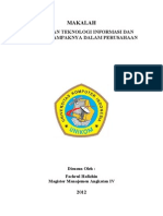 Penerapan Teknologi Informasi Dan Dampak-Dampaknya Dalam Perusahaan