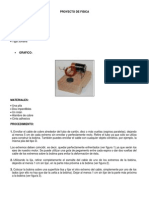 Proyecto de Fisica Motor Electrico