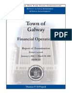 Town of Galway: Financial Operations