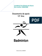 Documento de Apoio de Badminton