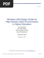 Cisco High Density Wireless LAN Design Guide (Cisco 5500 Series Wireless Controllers)