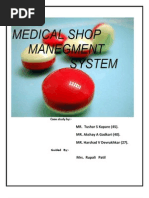 Medical Shop Management System