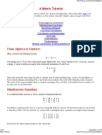 Matrix Tutorial