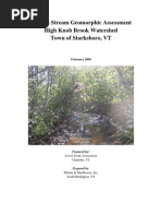 'Phase 2 Stream Geomorphic Assessment High Knob Brook Watershed', Milone and McBroom, Inc, February 2009