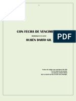 Con Fecha de Vencimiento Obra Teatral de Rubén Darío Gil