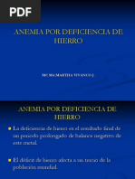 Anemia Por Deficiencia de Hierro