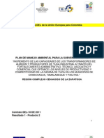 Plan de Manejo Ambiental para El Incremento de Las Capacidades de Los Transformadores de Almidón y Productores de Yuca Industrial