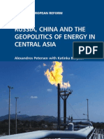 Russia, China and The Geopolitics of Energy in Central Asia