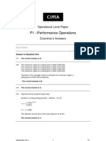 P1 - Performance Operations: Operational Level Paper