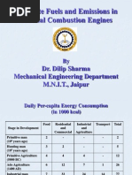 Emission &amp Alternate Fuels