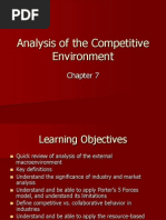 Analysis of The Competitive Environment