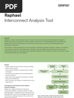 Raphael Interconnect Analysis Tool: Data Sheet