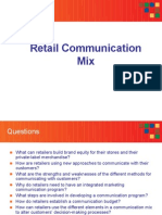 Retail Communication Mix