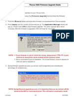 Thecus NAS Firmware Upgrade Guide: Universal 1/9 8/27/2008