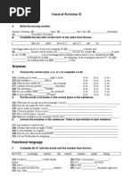 General Revision II Elementary Level