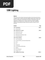 1200 Lighting: Chevron Corporation 1200-1 September 1990