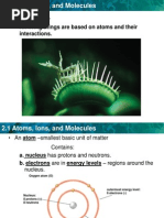 Lecture 1-Atoms, Molecules & Ions