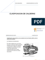 Clasificación de Calderas