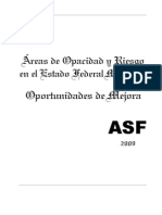 Áreas de Opacidad y Riesgo en El Estado Federal Mexicano Oportunidades de Mejora