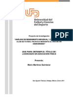 Analisis de Rendimiento de Futbol Individual y Colectivo Club Pachuca Mediante Un Nomograma